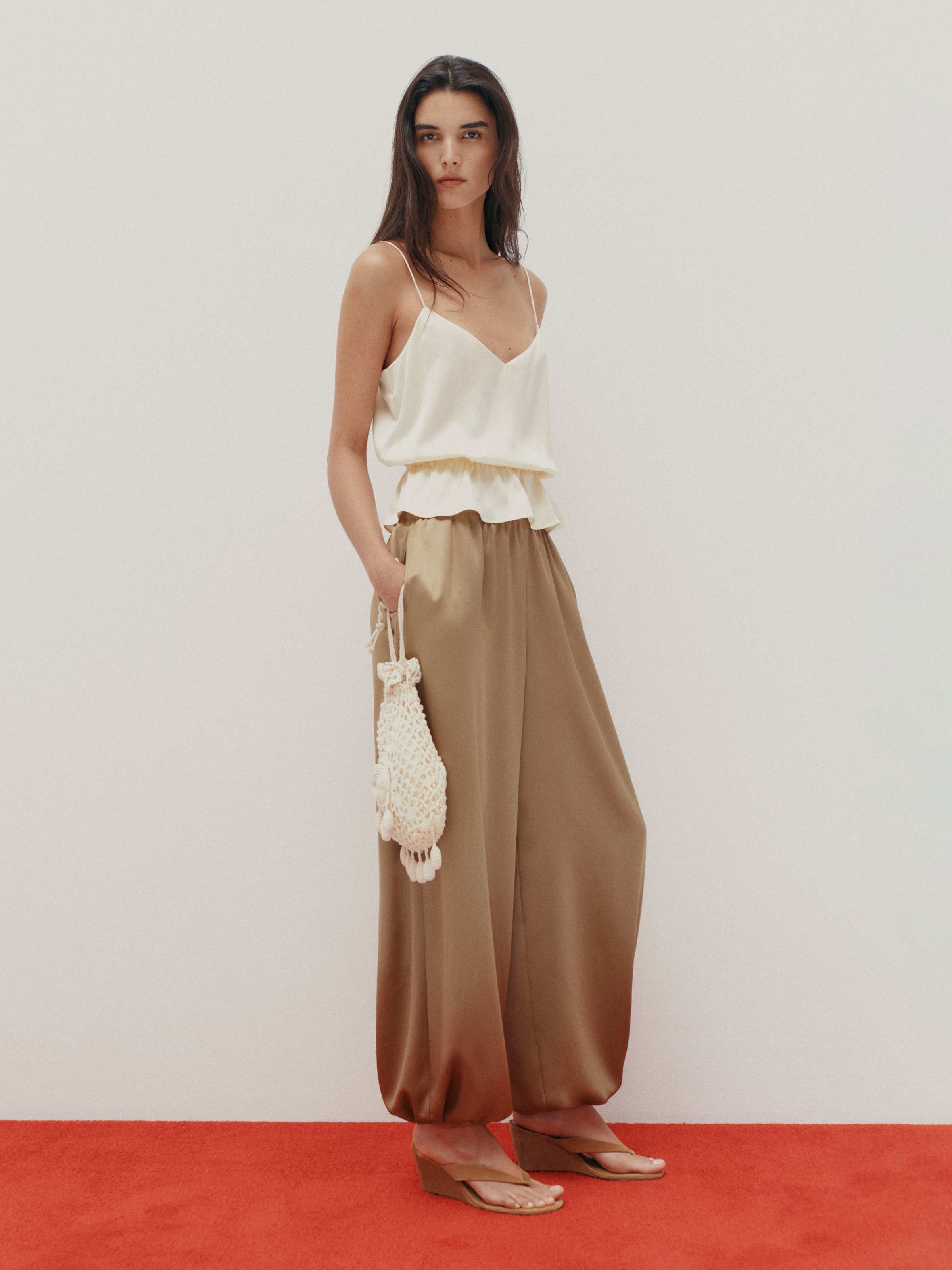 Aven Satin Pant - thumbnail 10