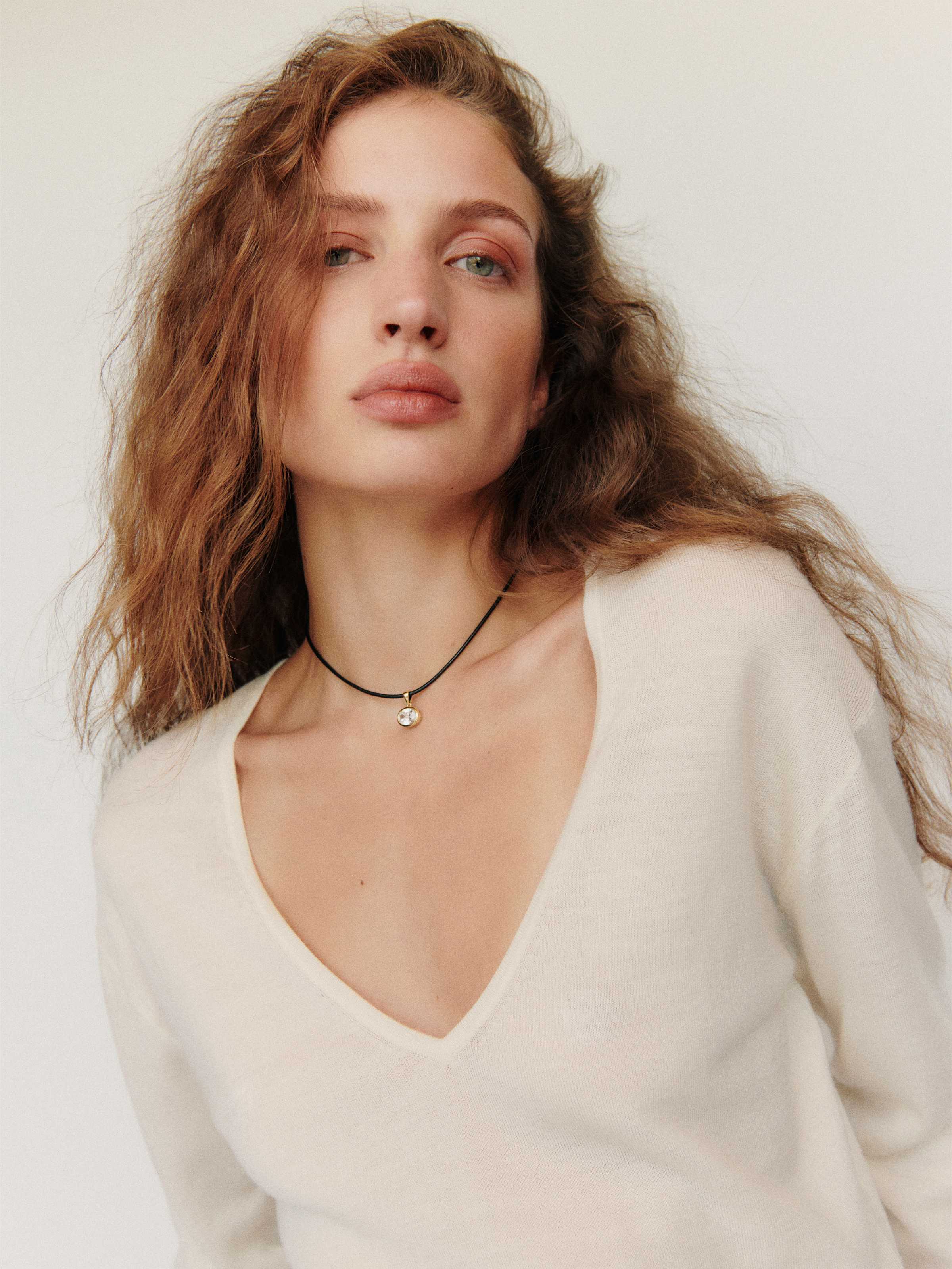 Micah V-Neck Sweater Top - thumbnail 8