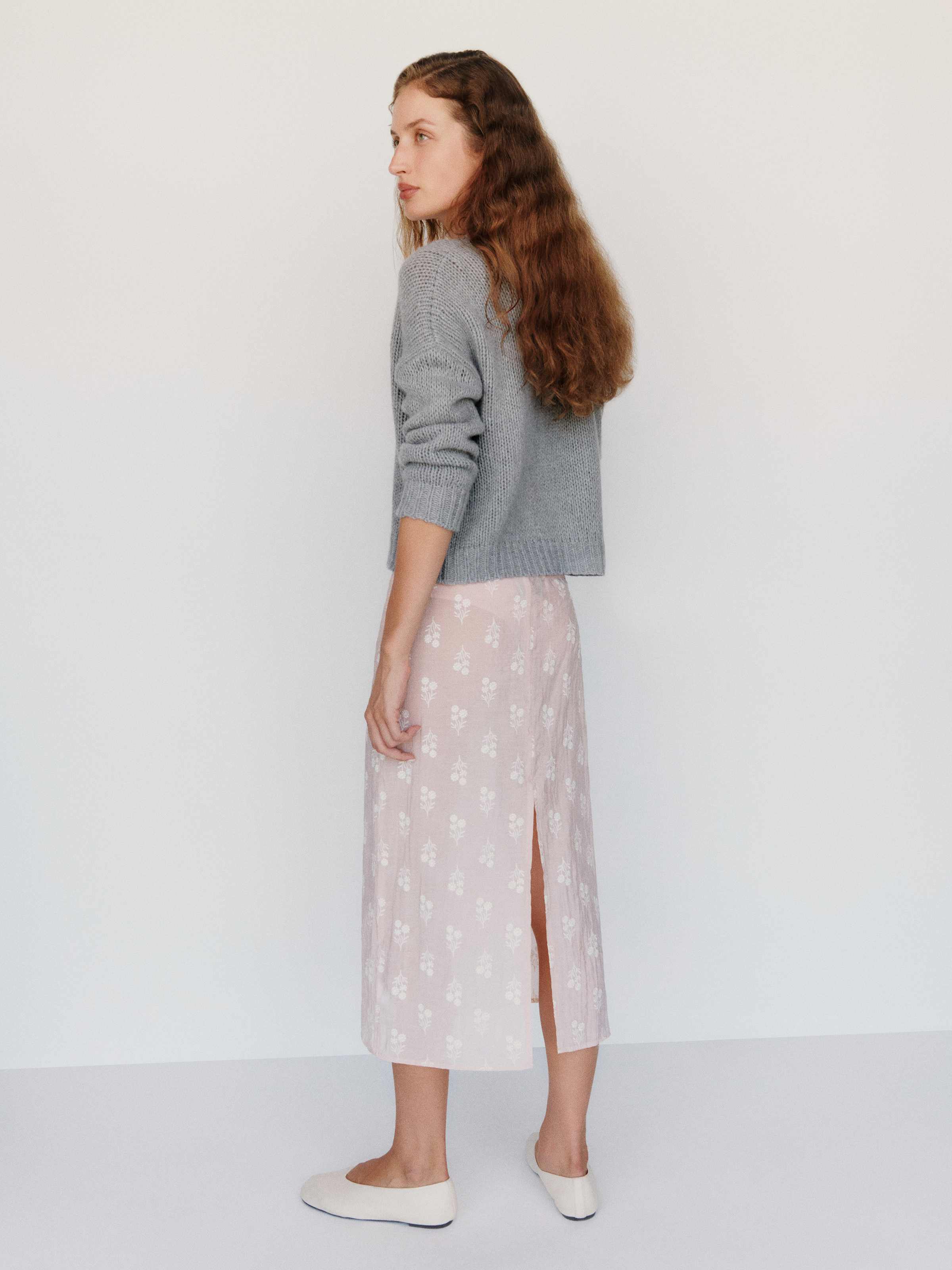 Cleo Cashmere Cropped Crew - thumbnail 10