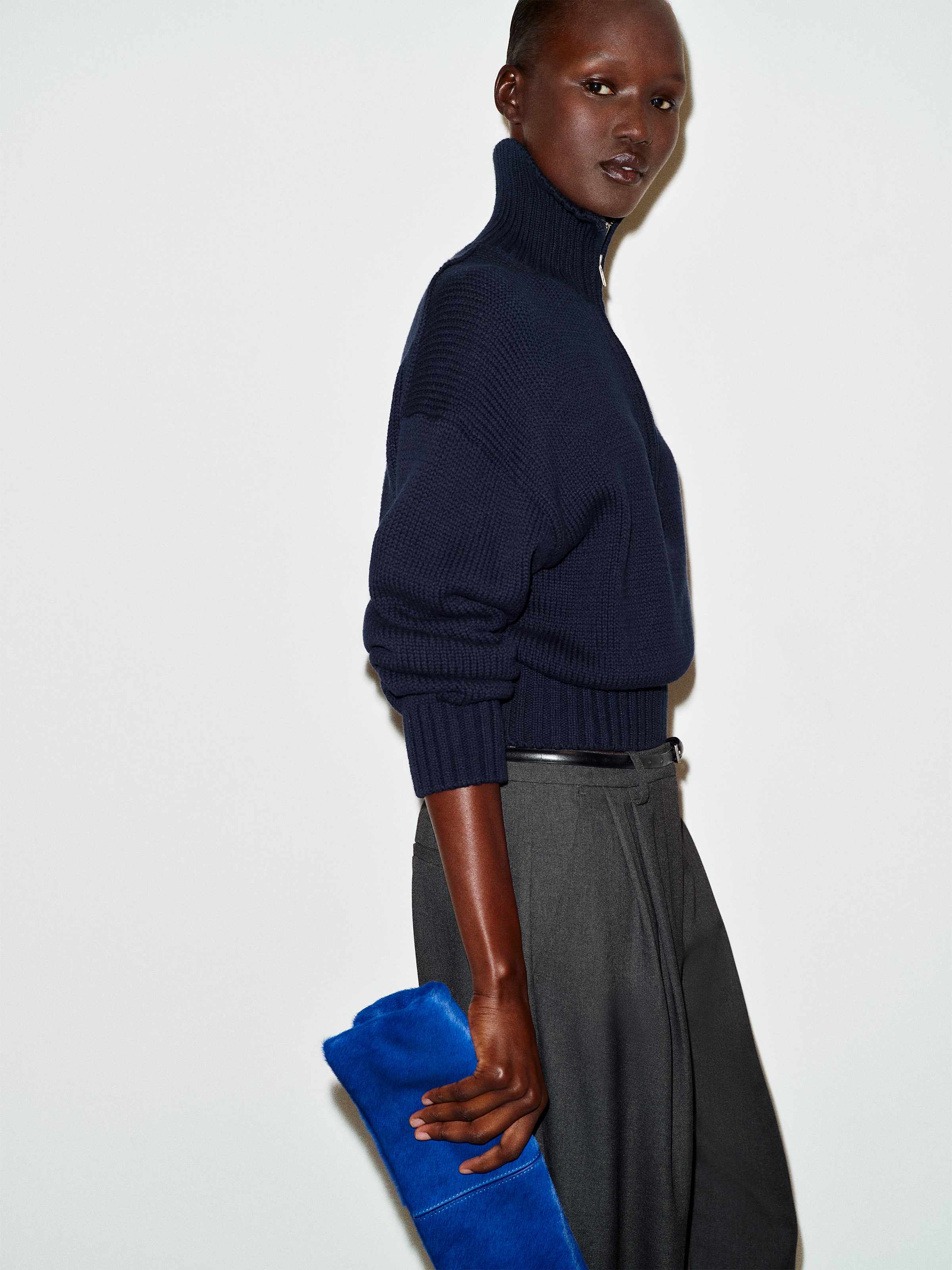 Barney Cotton Quarter-Zip Sweater - thumbnail 8
