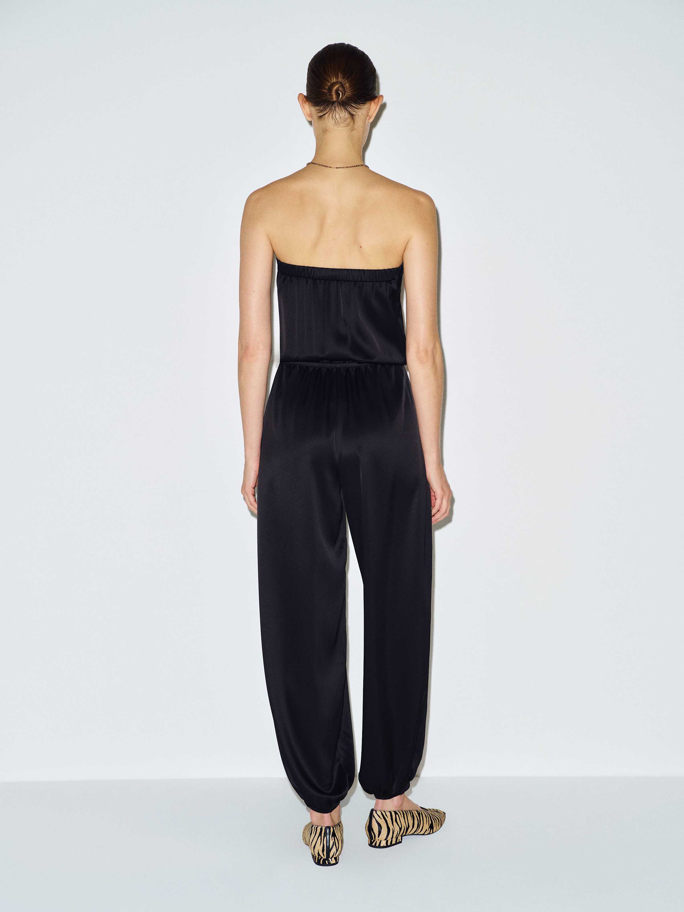 Trista Satin Jumpsuit - thumbnail 8