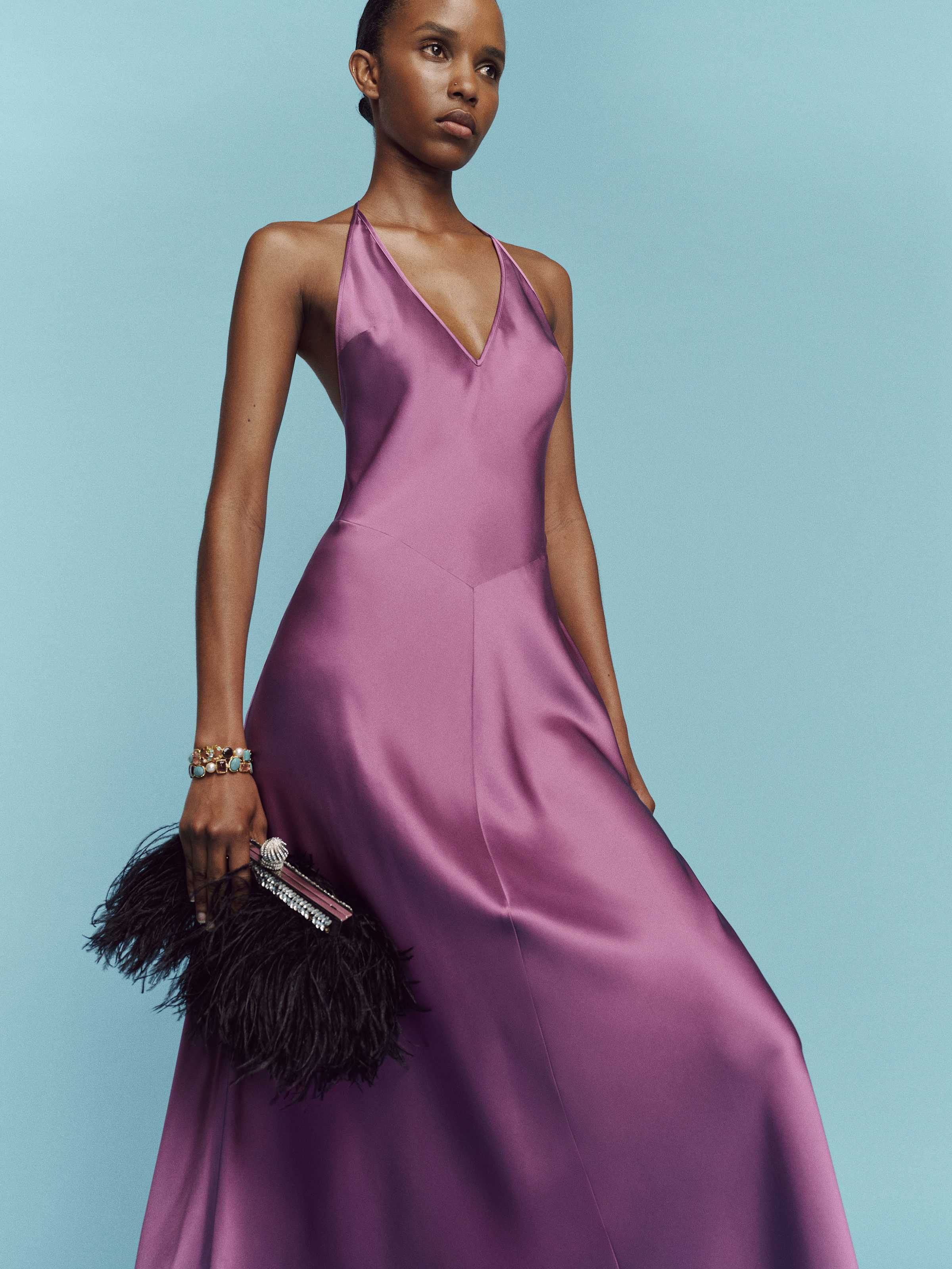 Lara Silk Dress - thumbnail 10