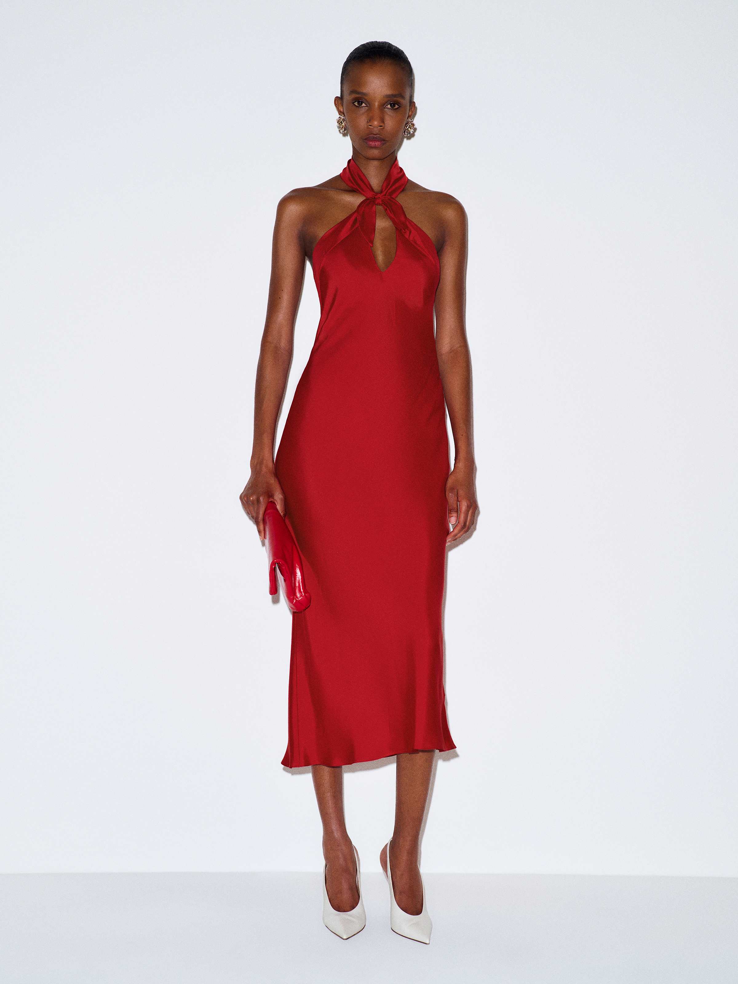 Meli Silk Twill Dress - thumbnail 10