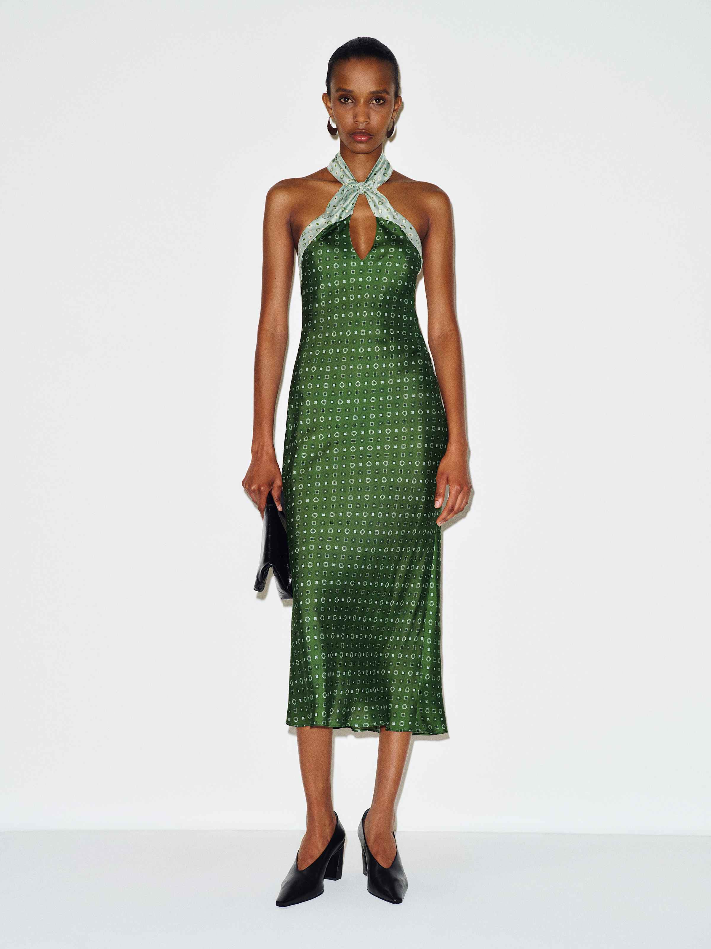 Meli Silk Twill Dress - thumbnail 2
