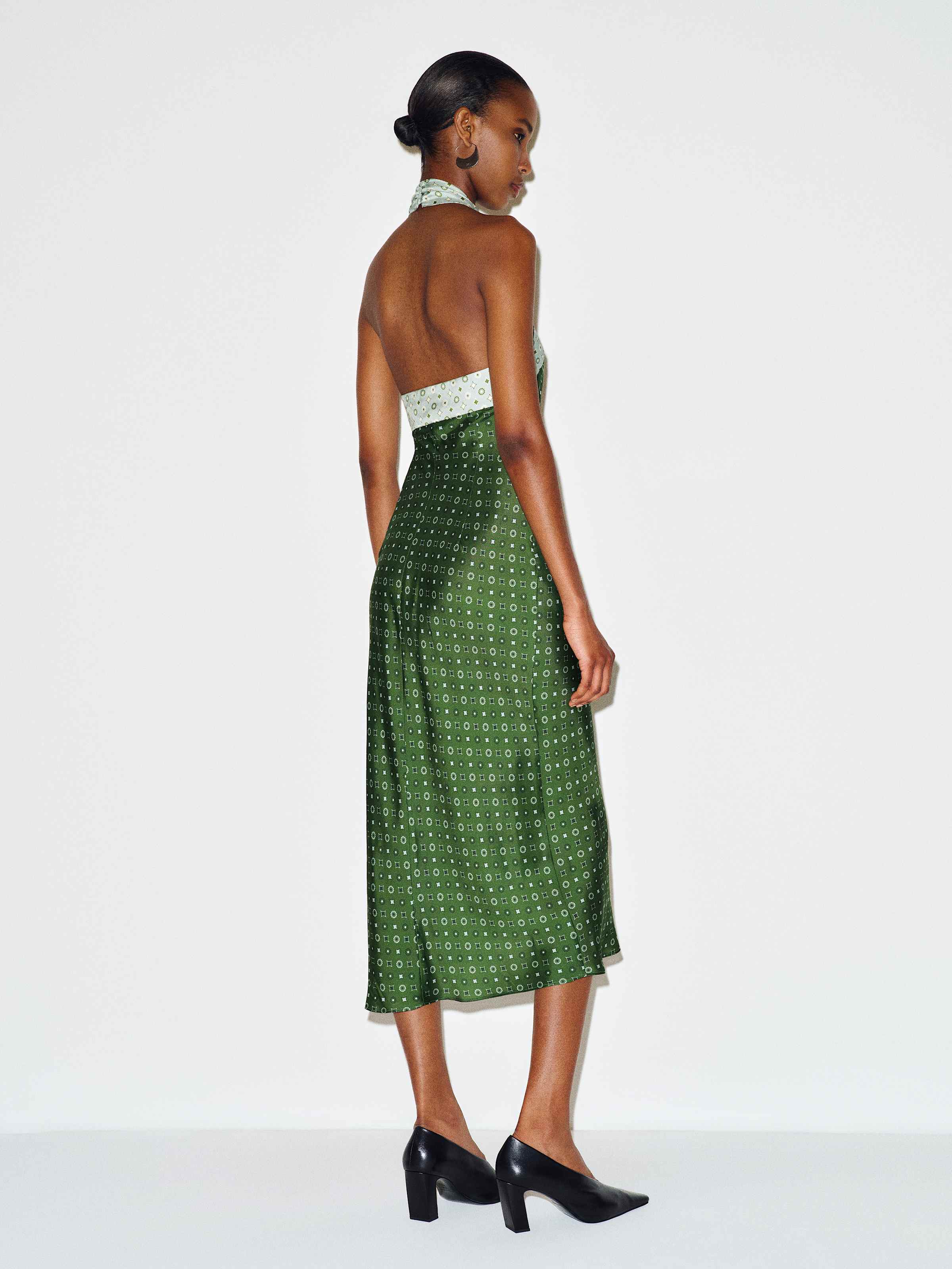 Meli Silk Twill Dress - thumbnail 8