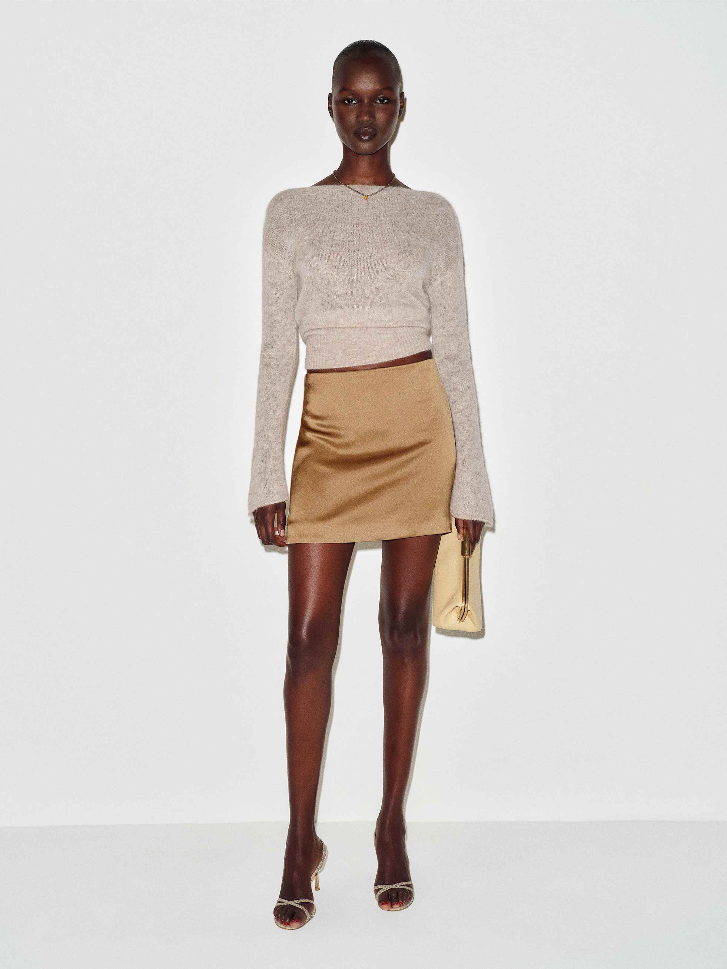 Alexa Satin Skirt - thumbnail 10