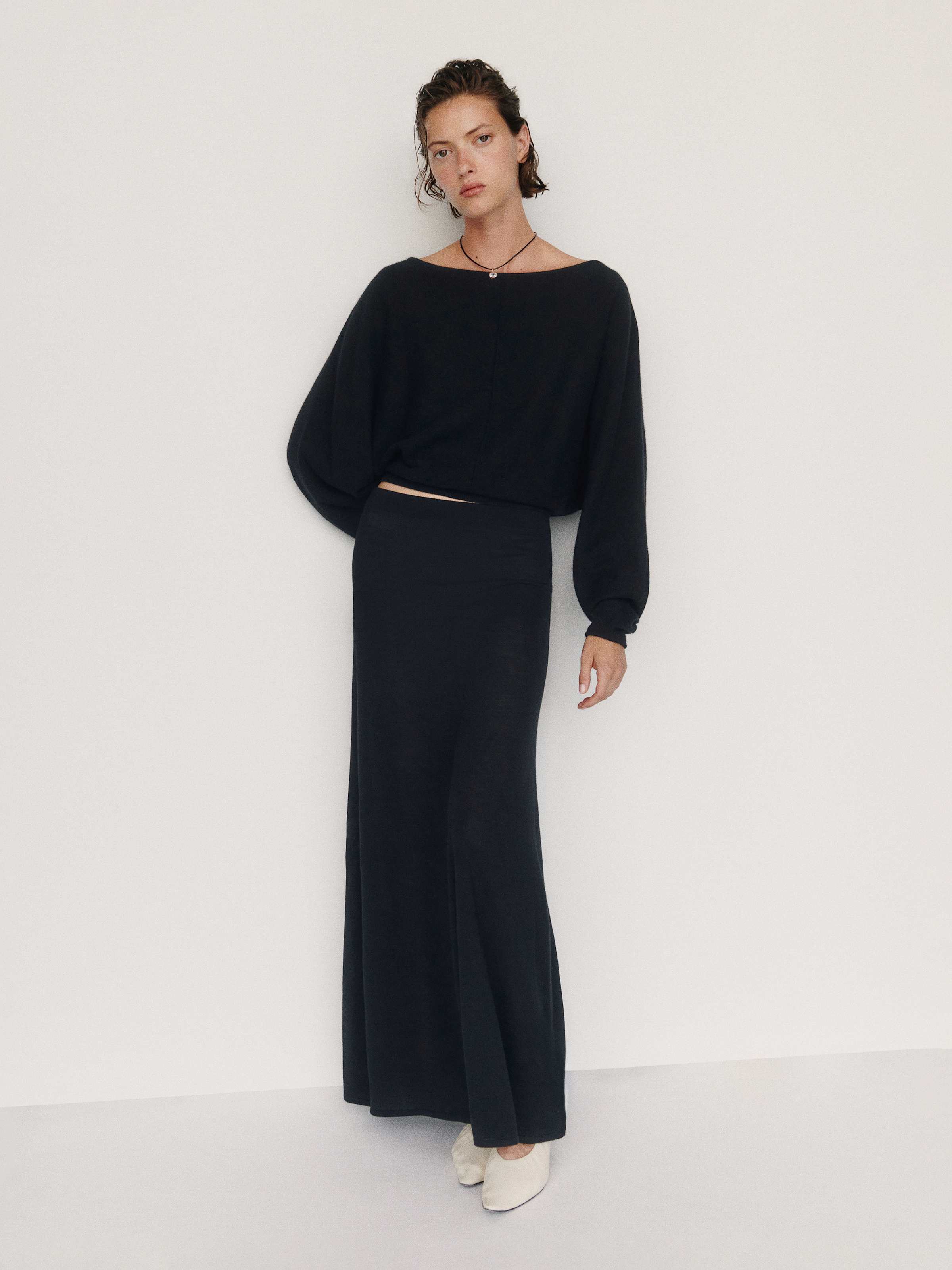 Brianna Cashmere Boatneck Top - thumbnail 2