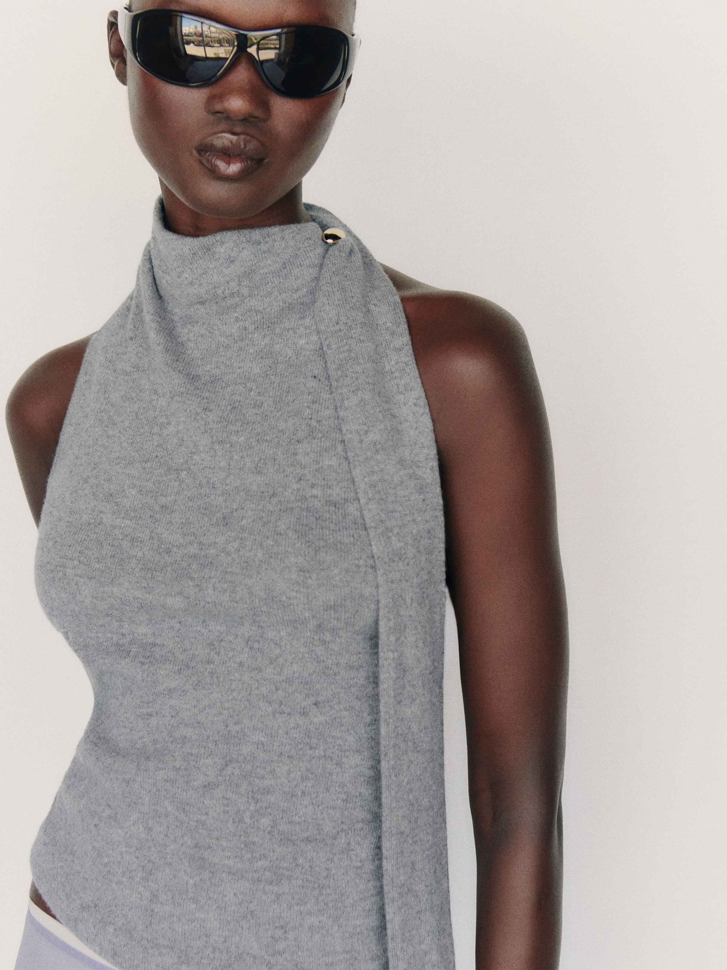 Sarah Cashmere Scarf Tank - thumbnail 8