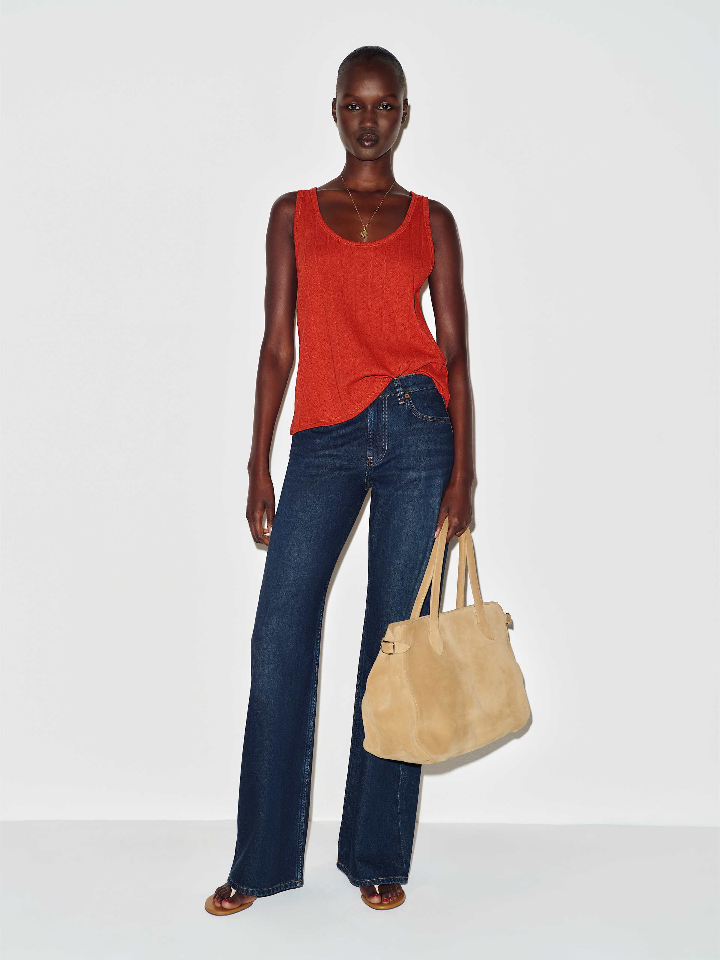 Eva Pointelle Knit Top - thumbnail 2