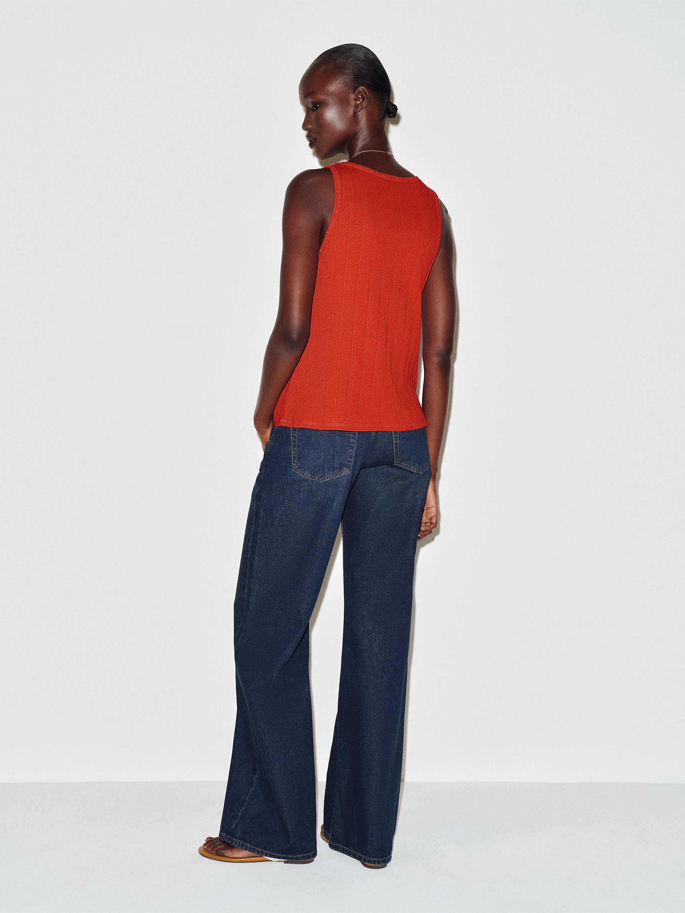 Eva Pointelle Knit Top - thumbnail 8