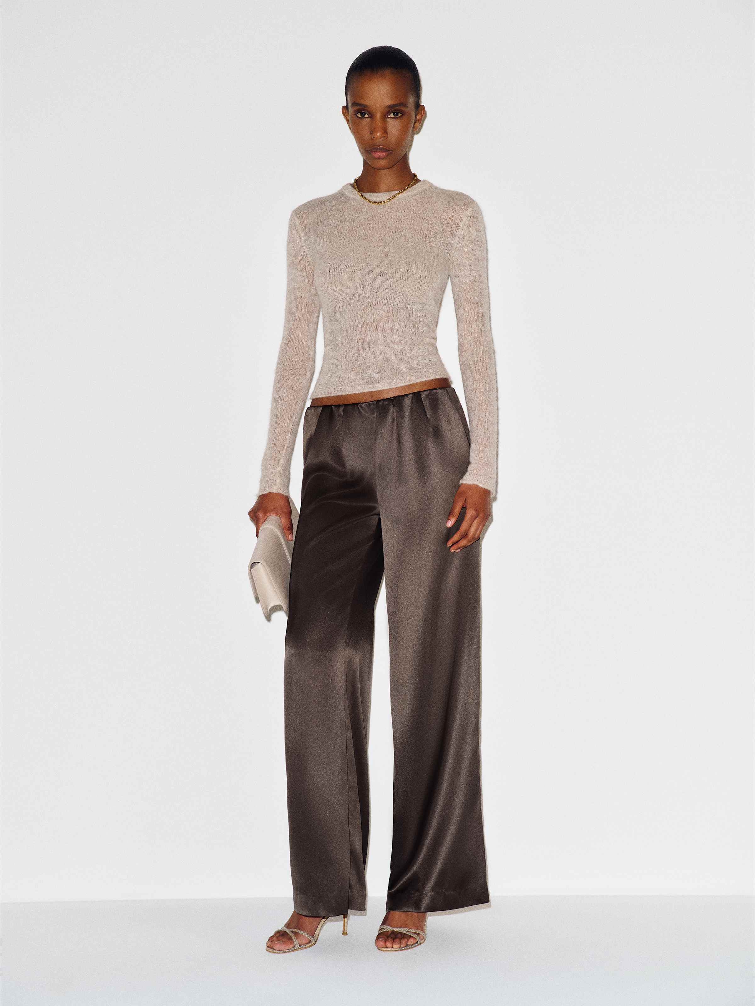 Stacey Satin Pant - thumbnail 2