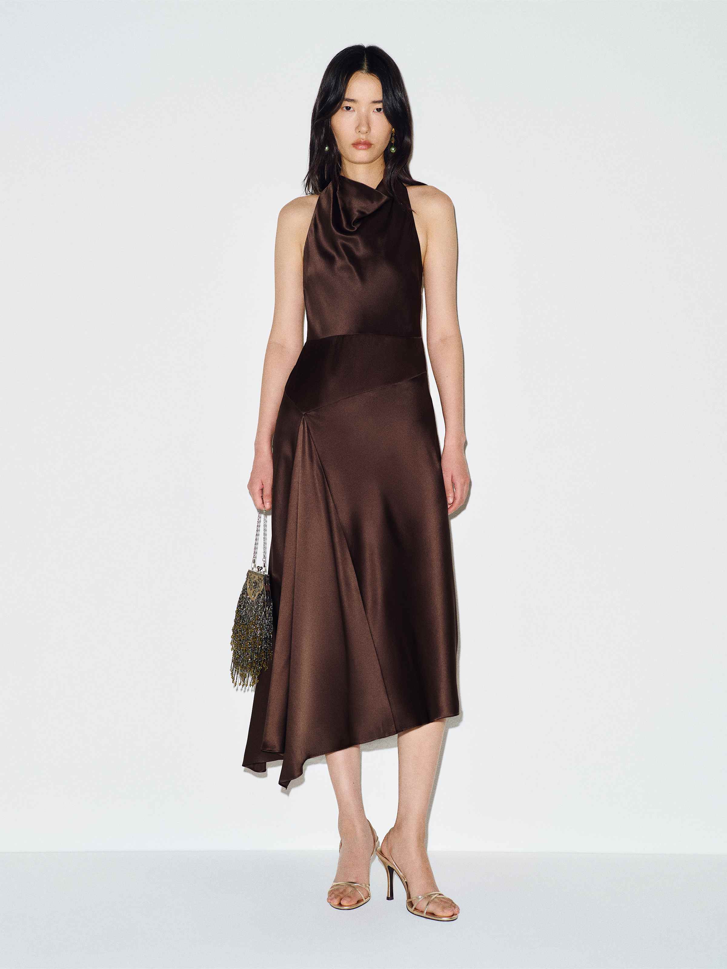 Emna Silk Dress - thumbnail 2