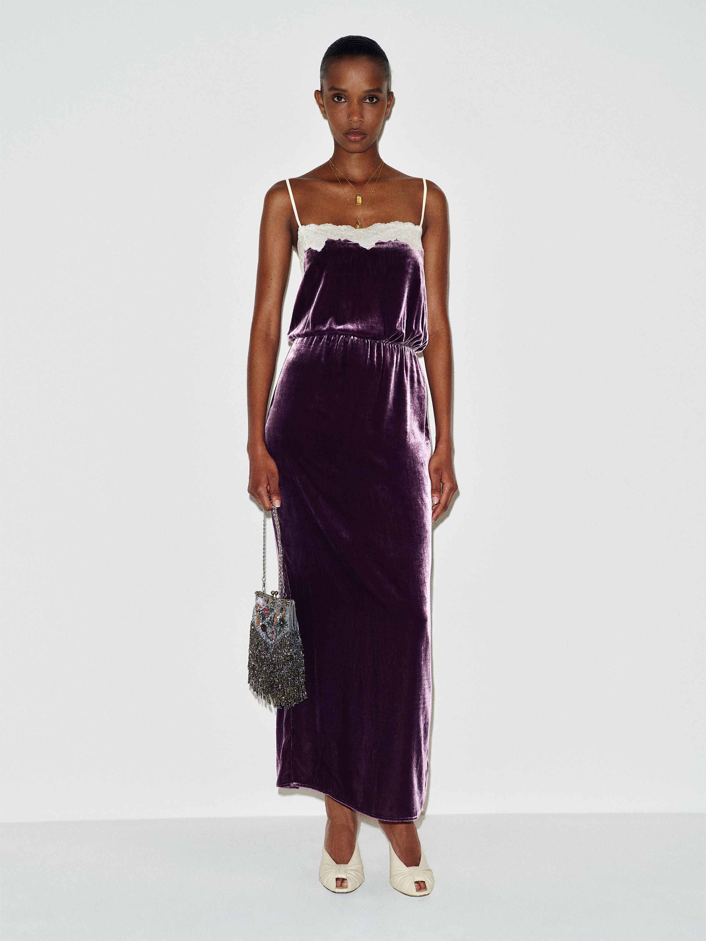 Kalinka Velvet Dress - thumbnail 2