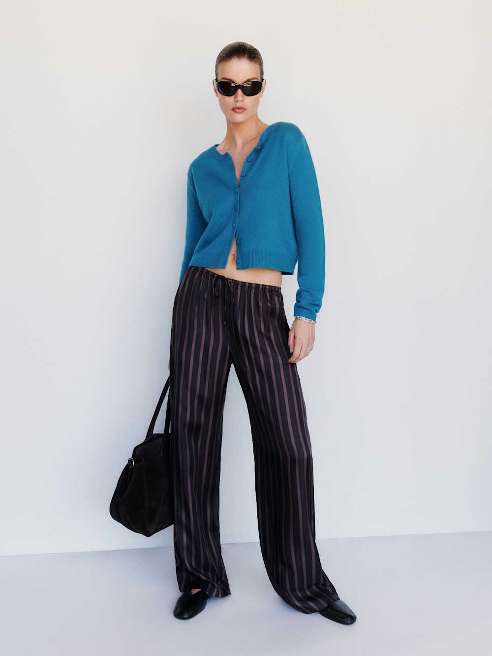 Clara Cashmere Crew Cardigan