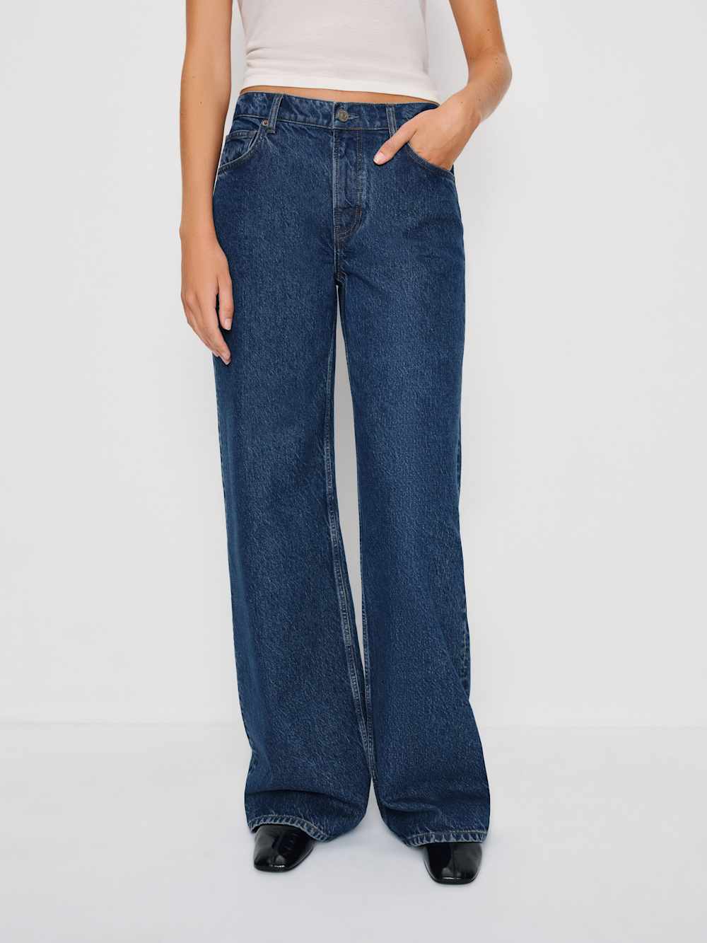 Cary Low Rise Slouchy Wide Leg Jeans