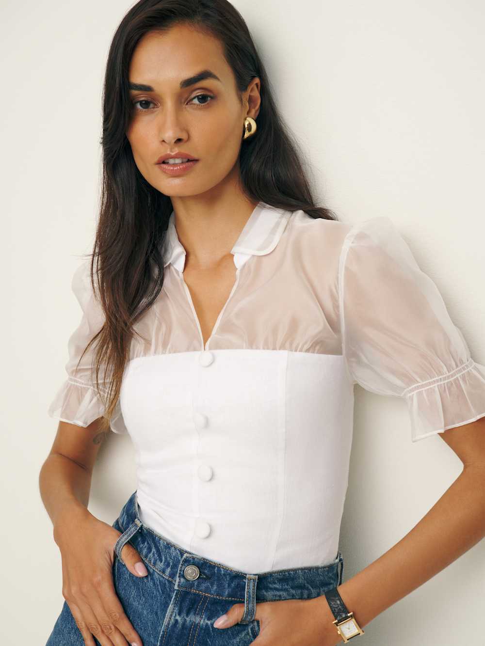 Avianna Linen Top