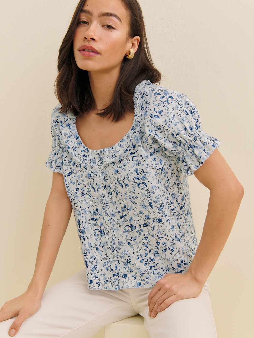 Sierra Linen Top