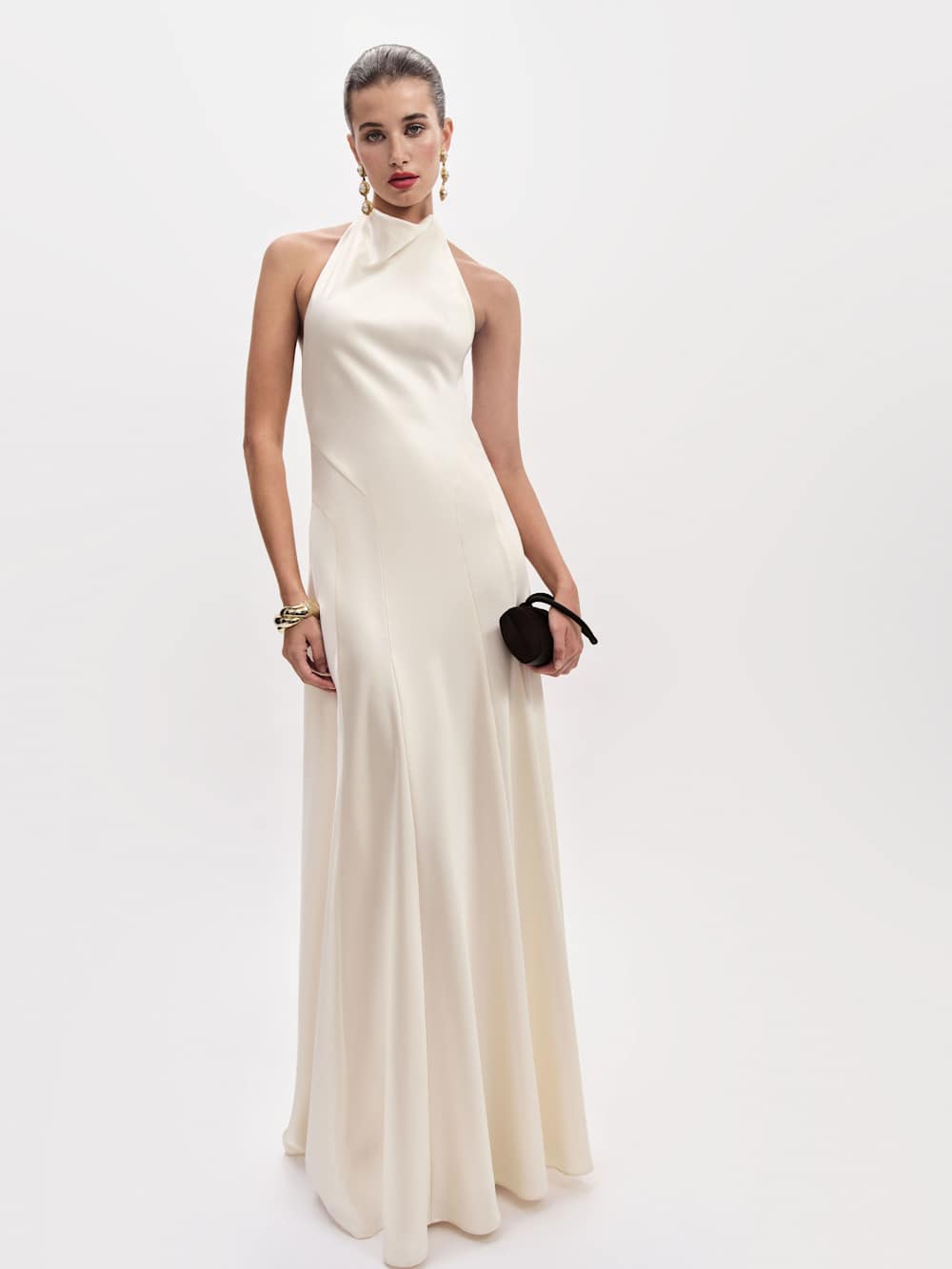Reformation | Ariyah Corset Satin Maxi Dress