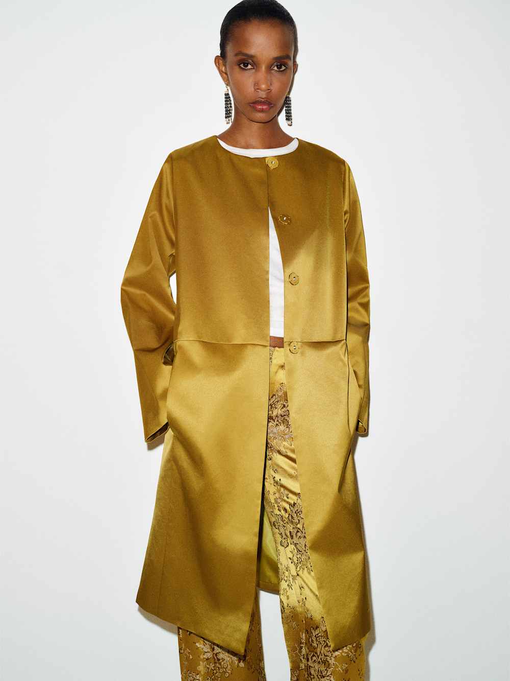 Stella Satin Coat