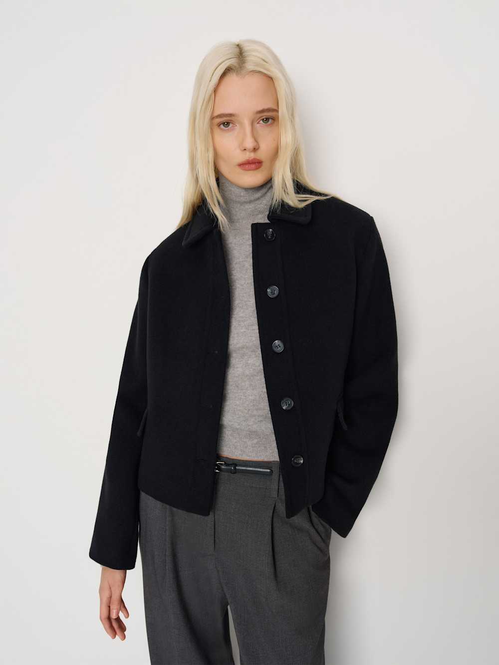 Reformation black cropped blazer – best black spring blazer for women 2026