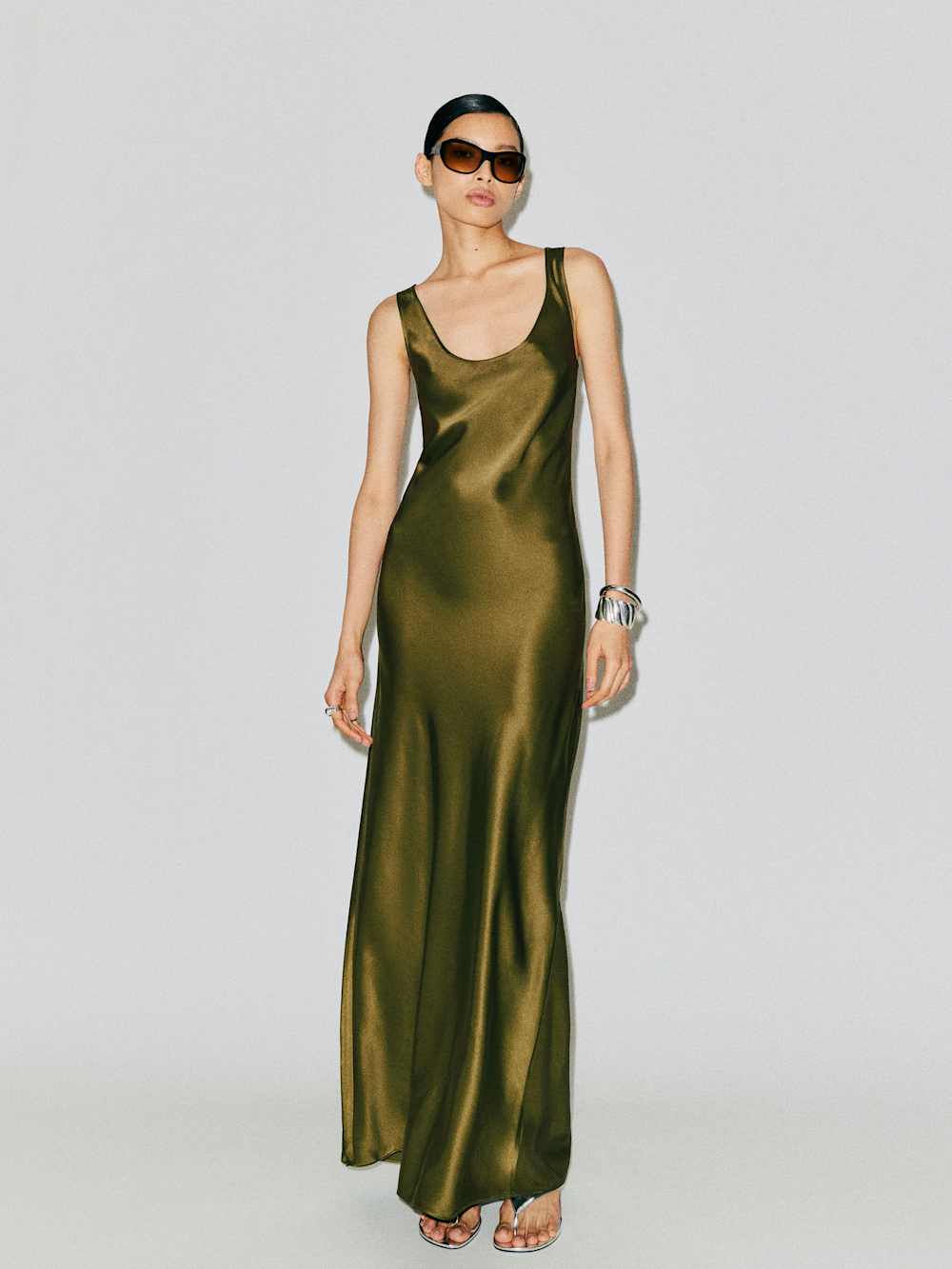 Reformation Petites Pamela Silk Dress