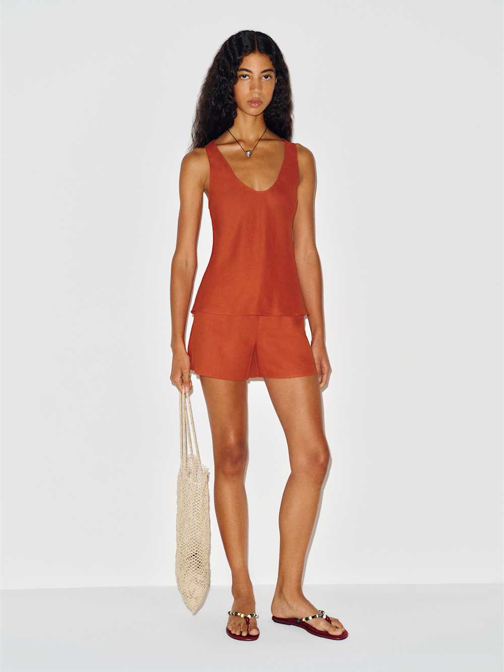 Enzo Linen Two Piece