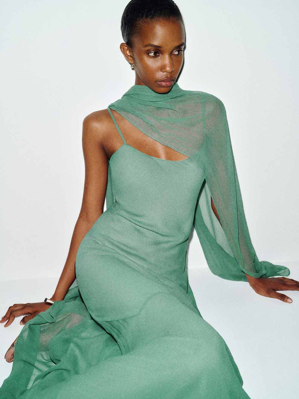 Rida Silk Dress