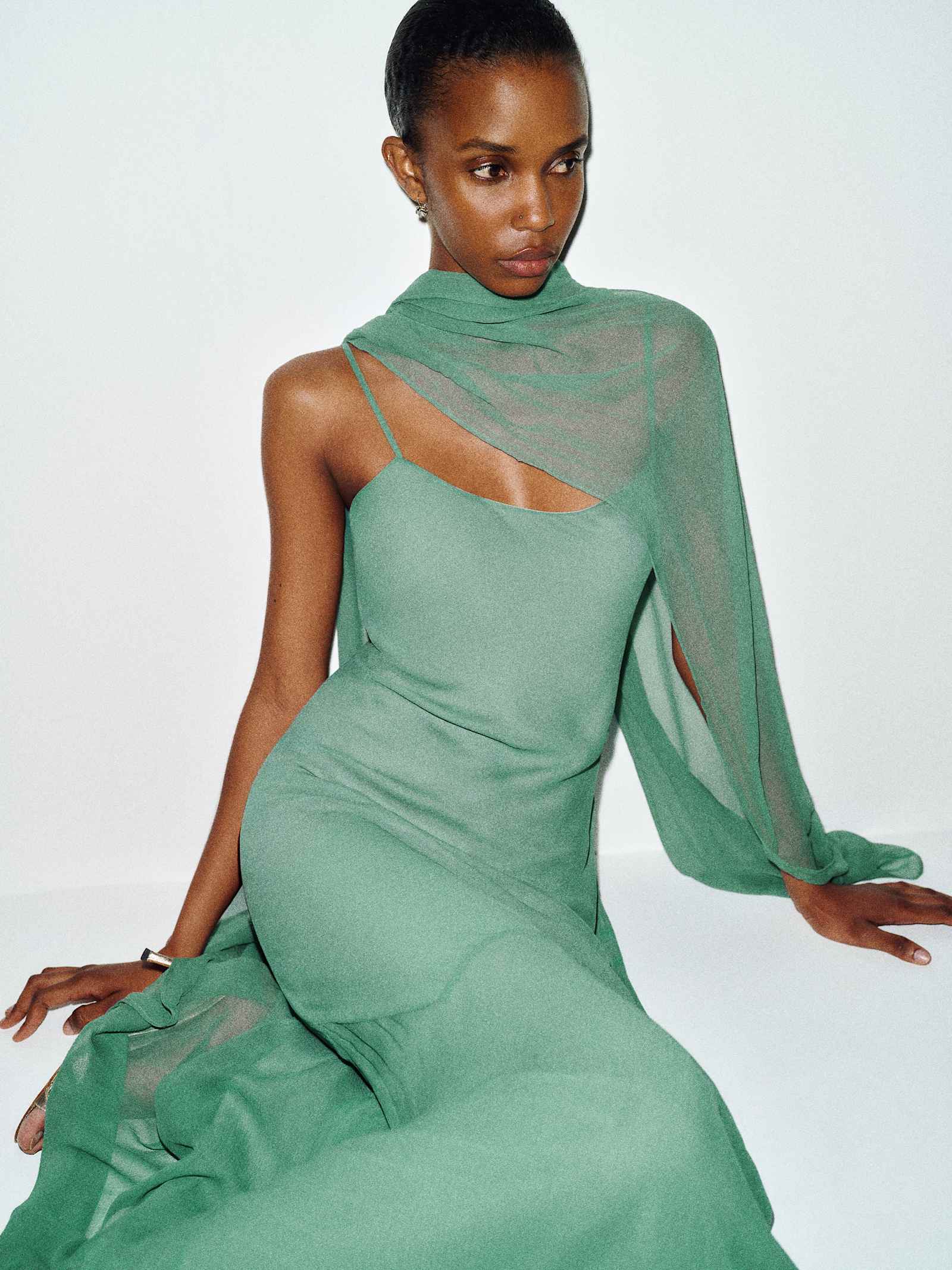 Rida Silk Dress