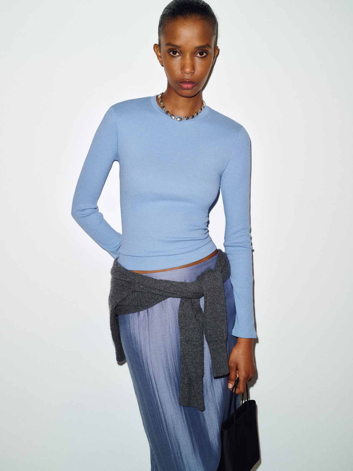 Davy Long Sleeve Crewneck Tee - thumbnail 3