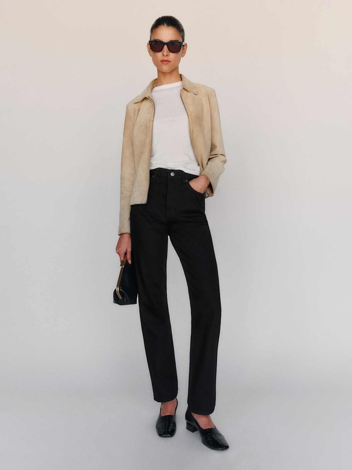 Cynthia High Rise Straight Jeans