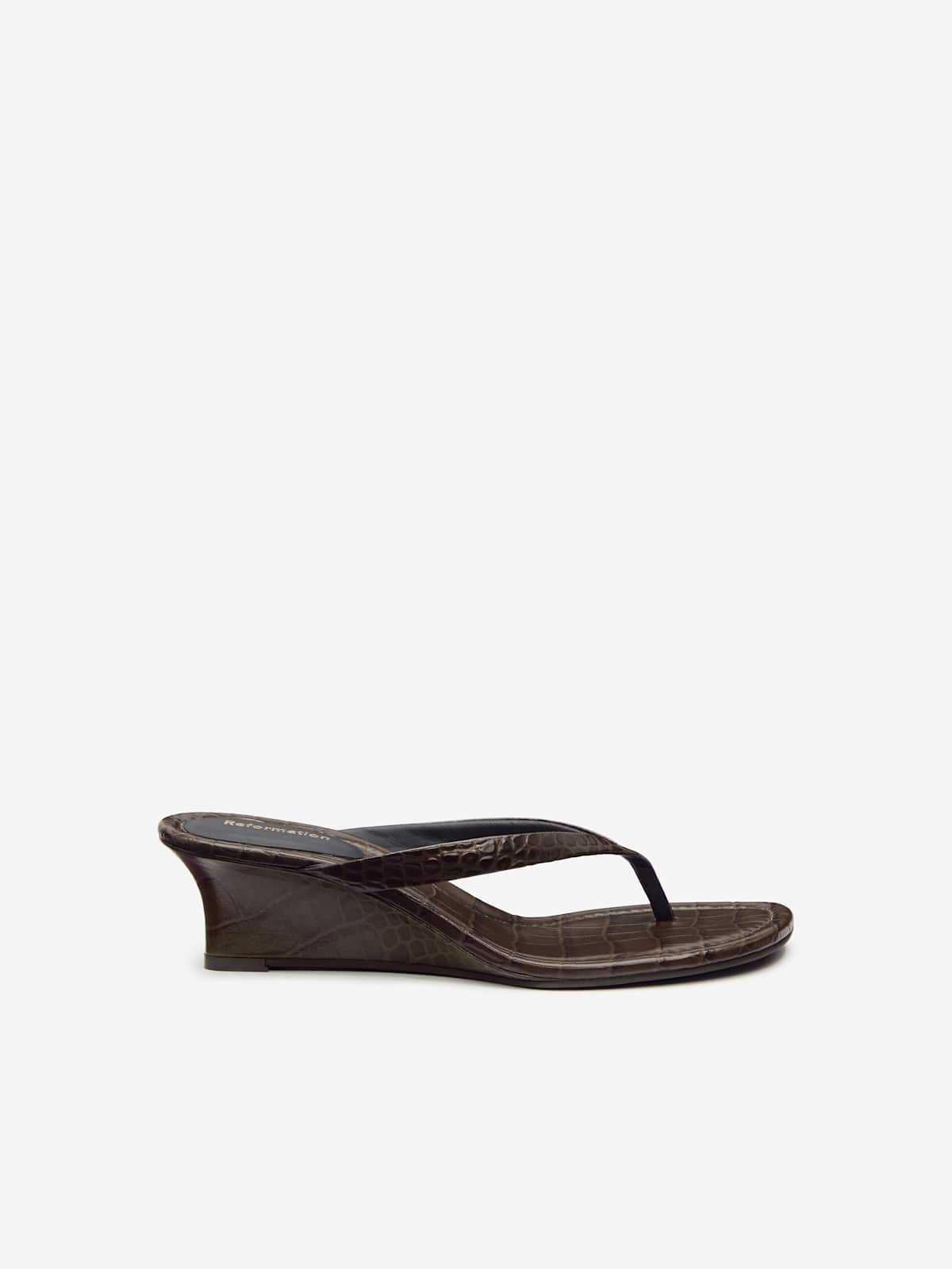 Amelia Thong Wedge Sandal