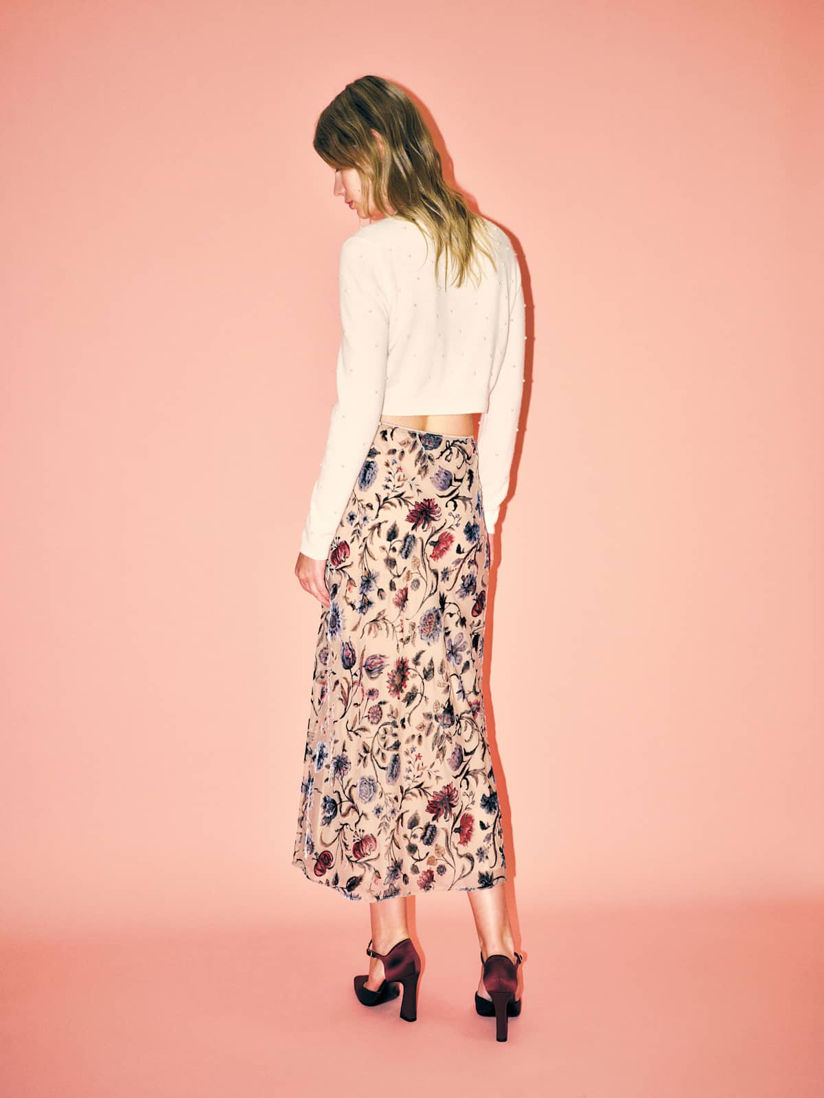 Layla Velvet Skirt - thumbnail 5