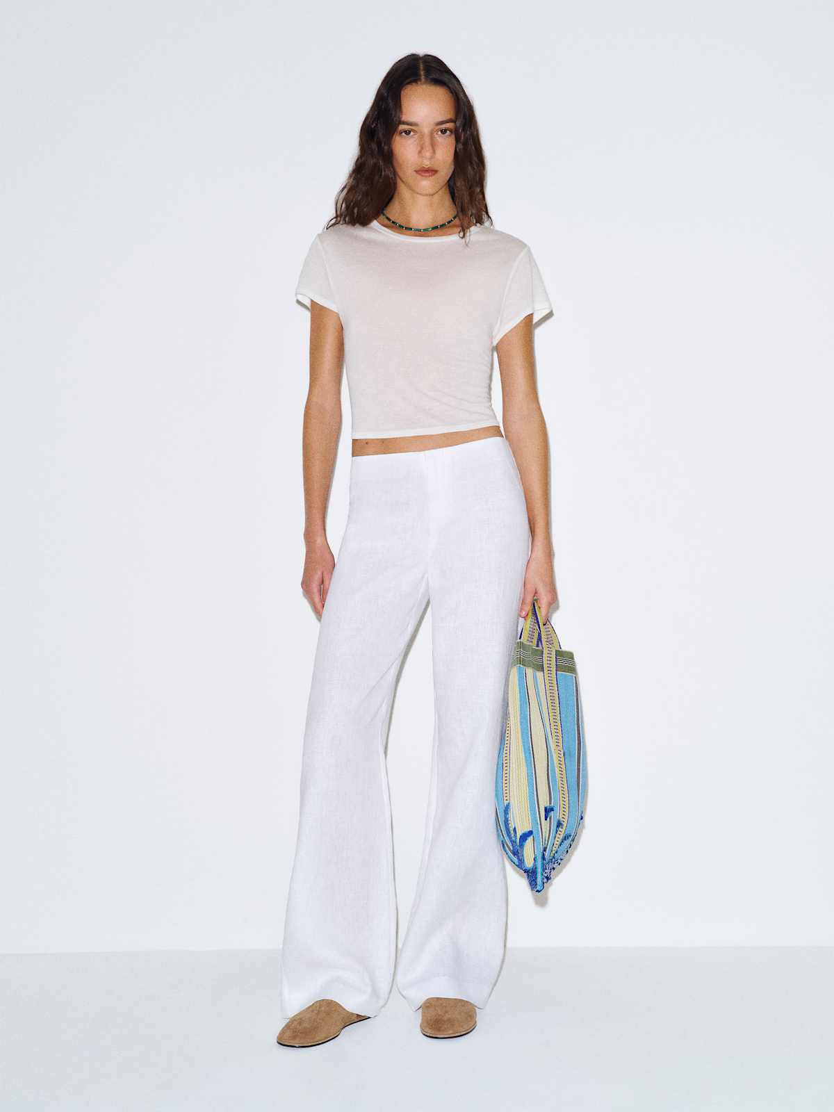 Vida Linen Low Rise Pant - thumbnail 9