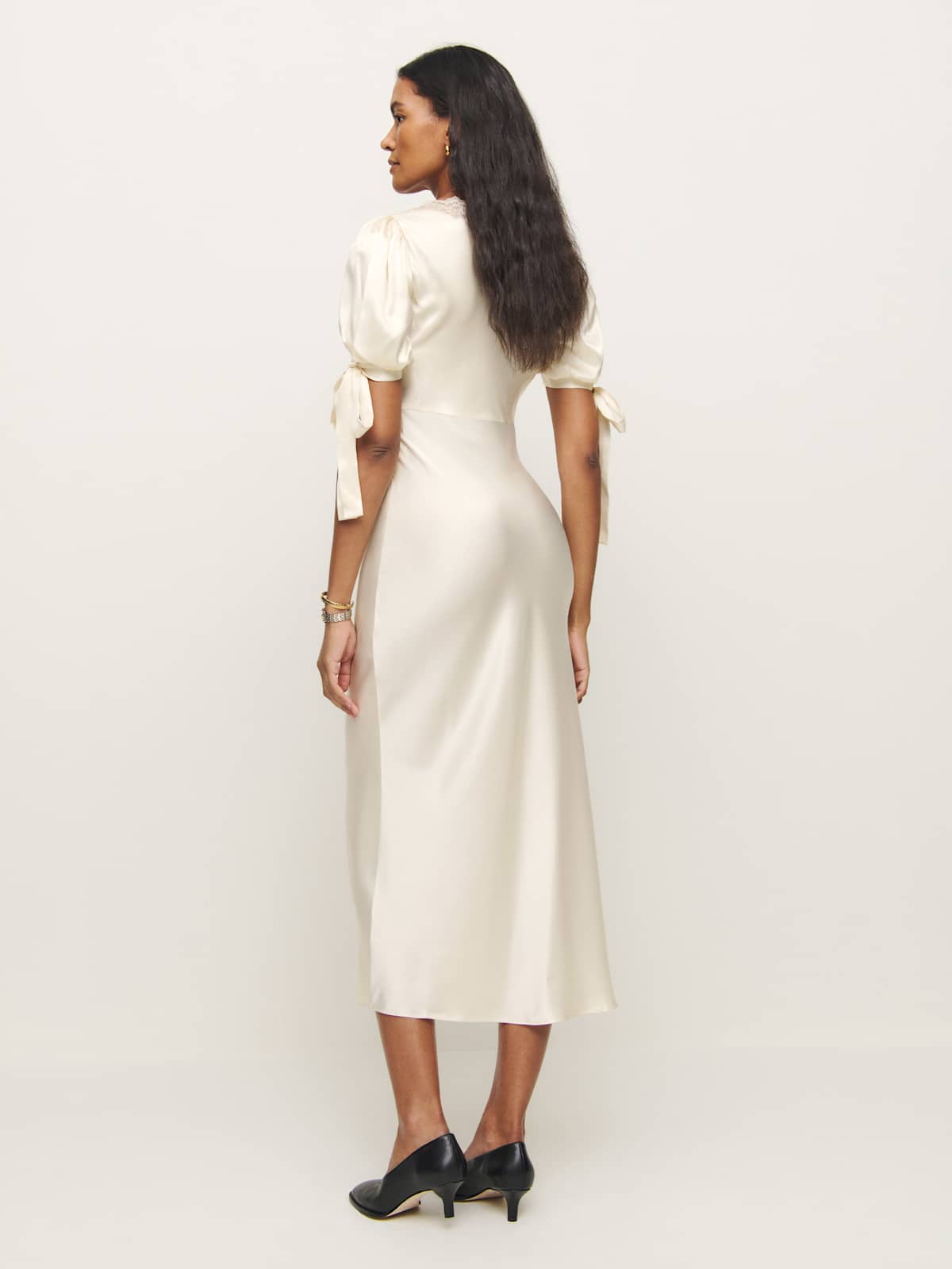 Petites Stella Silk Dress - thumbnail 9