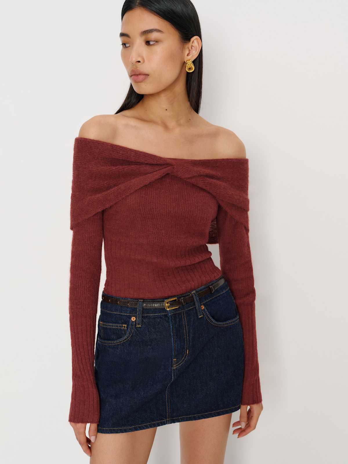 Florie Twist Front Sweater - thumbnail 3