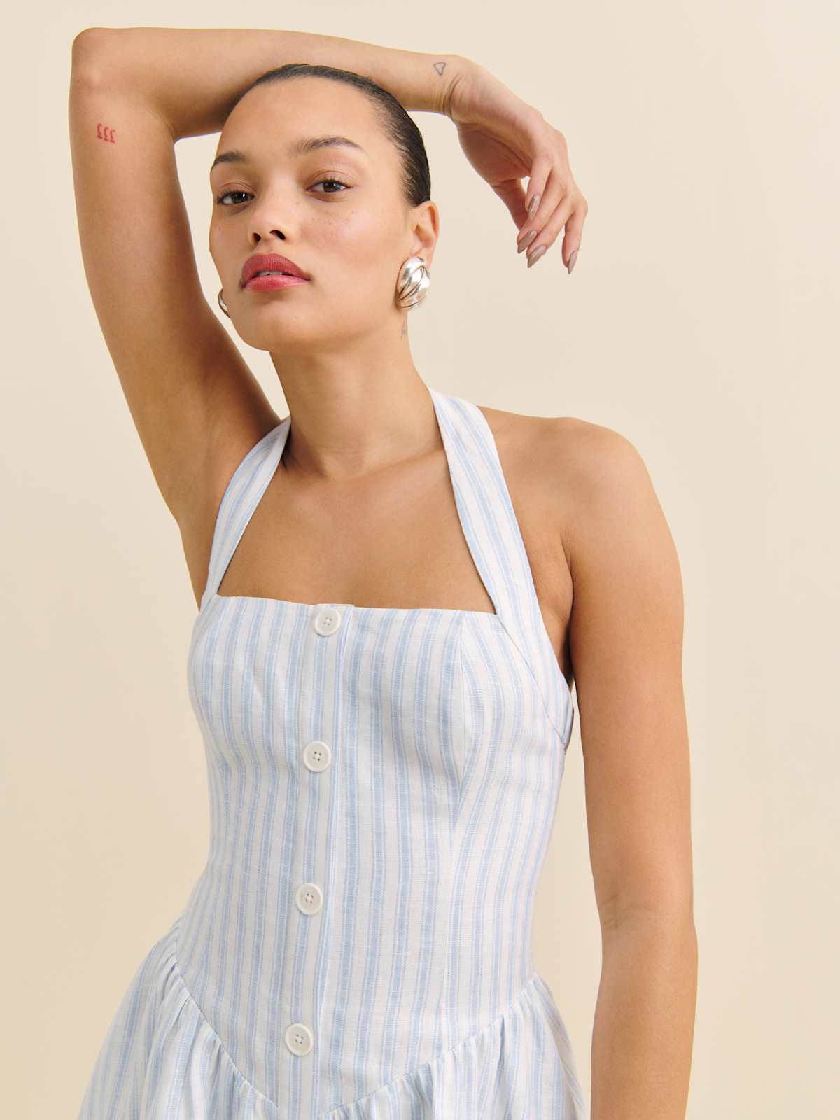 Mariela Linen Dress - thumbnail 5