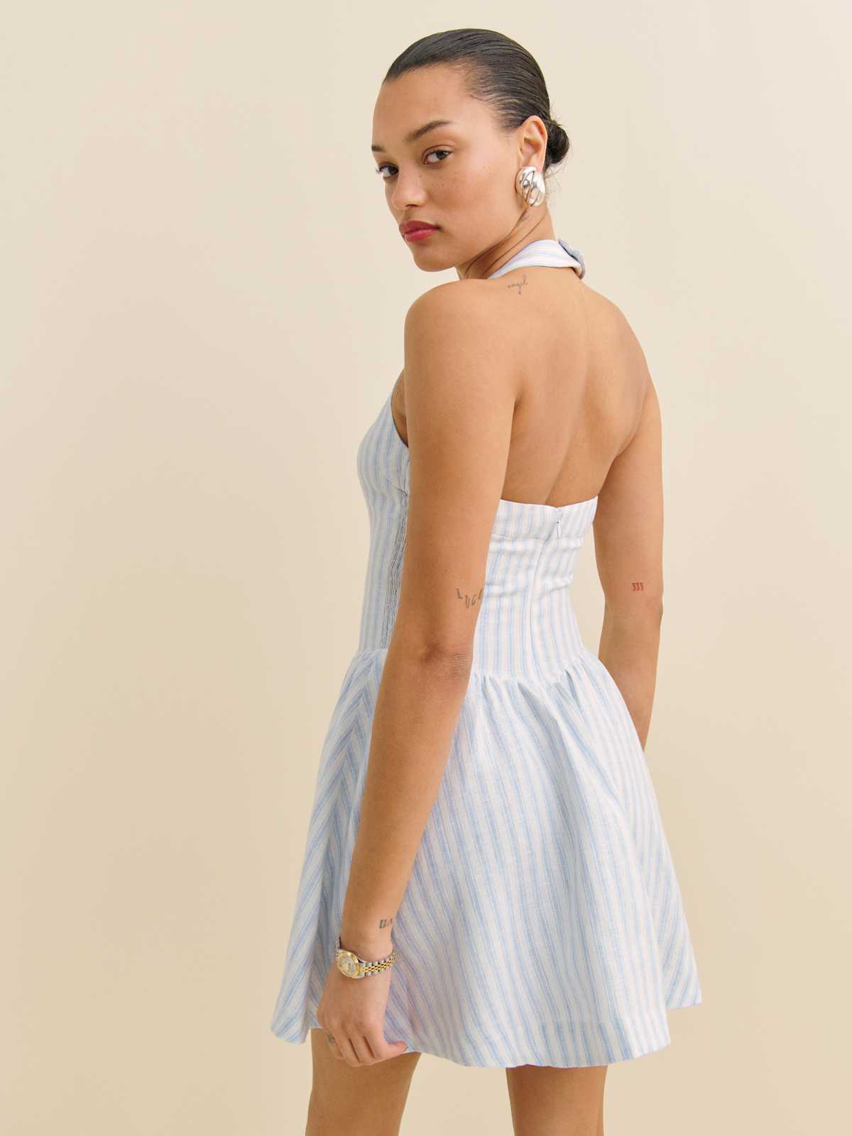 Mariela Linen Dress - thumbnail 7