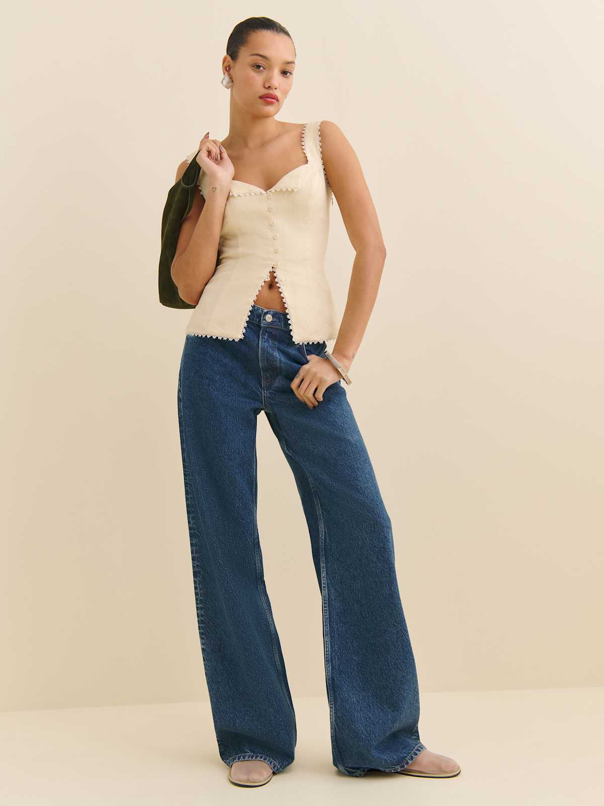Viola Linen Top - thumbnail 3