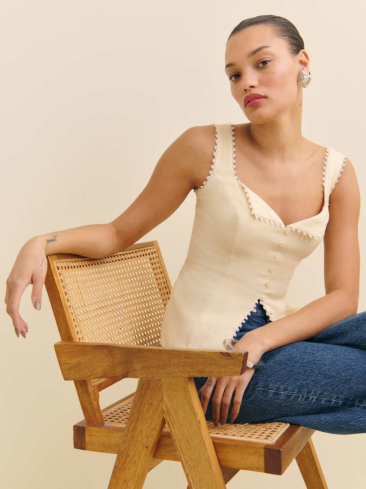 Viola Linen Top - thumbnail 5