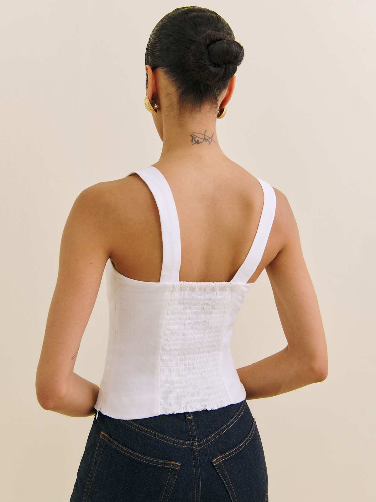 Darci Linen Top - thumbnail 5