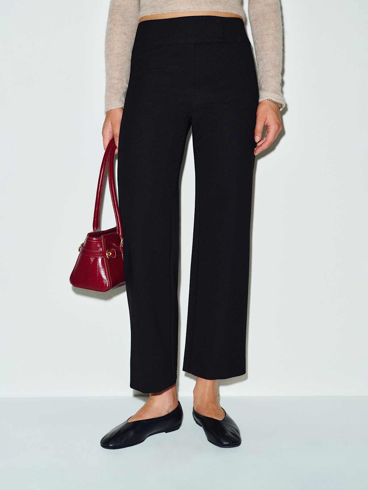 Palmer Cropped Knit Pant - thumbnail 3