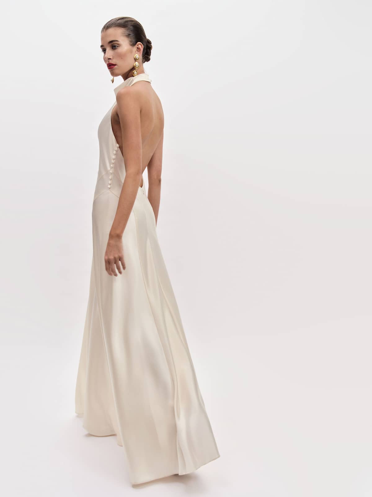 Roy Satin Dress - thumbnail 7