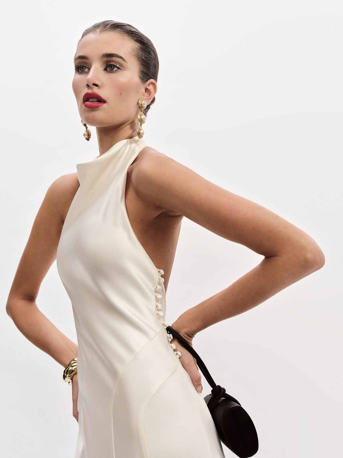 Roy Satin Dress - thumbnail 9