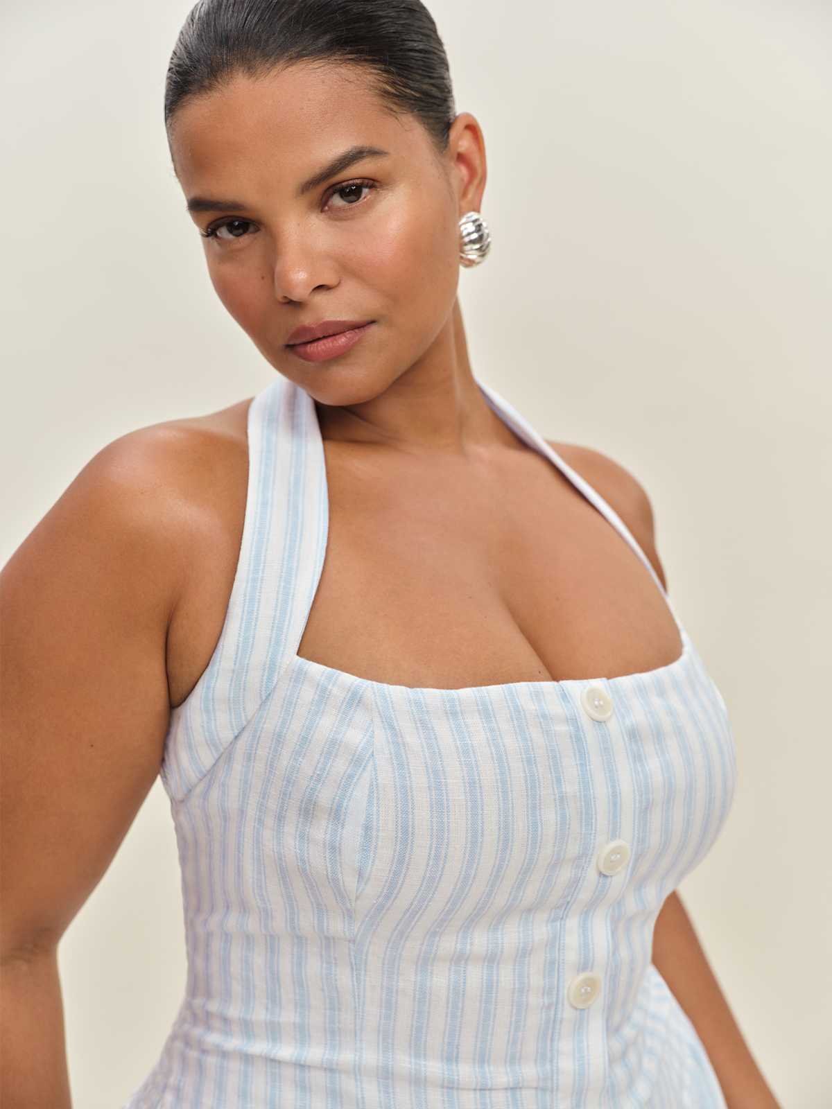 Mariela Linen Dress Es - thumbnail 3