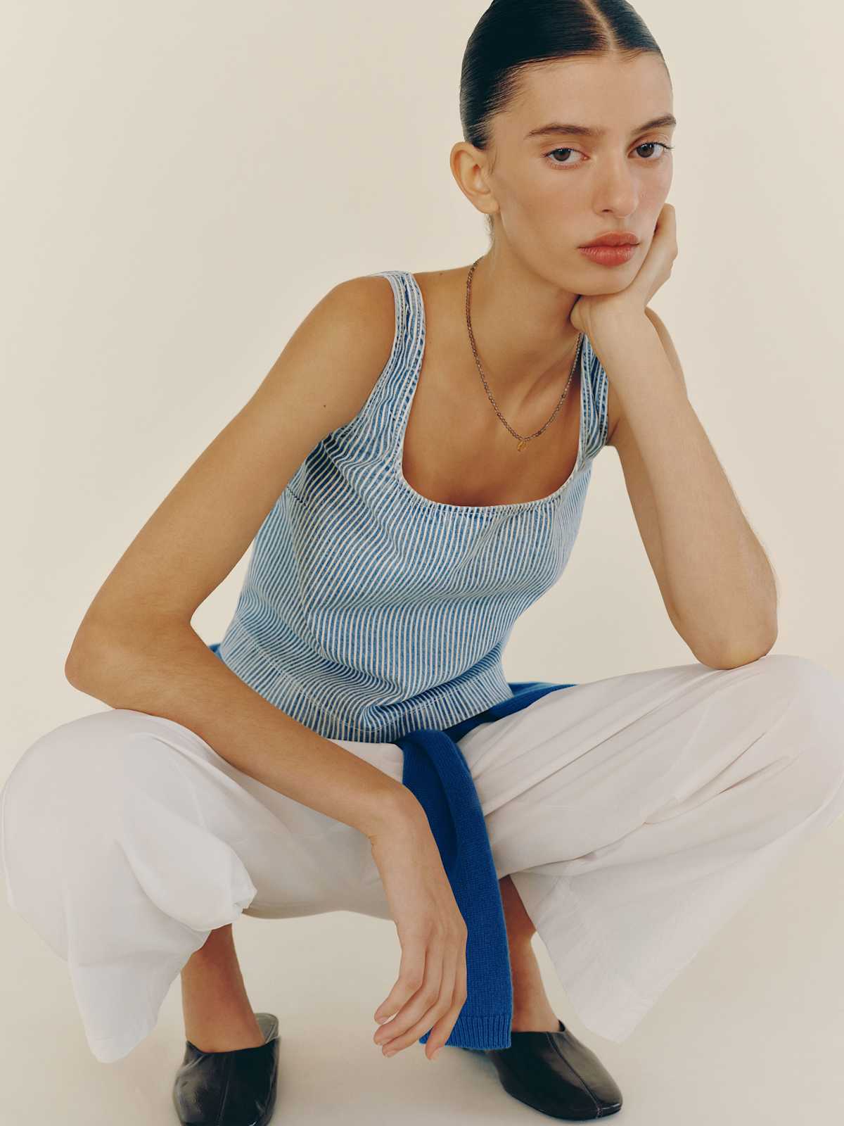 Kaia Denim Top