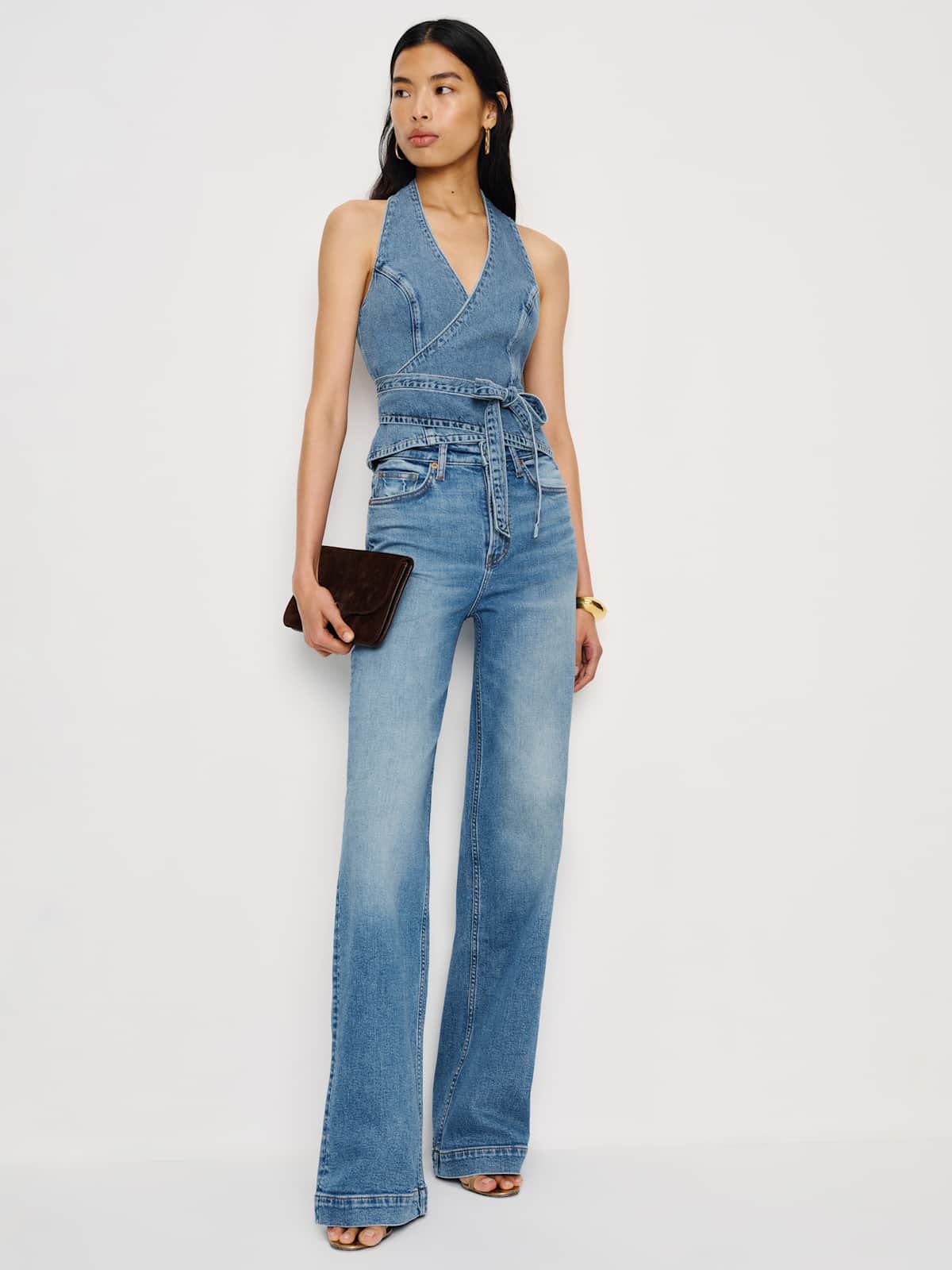 Gaia Denim Halter Top - thumbnail 7