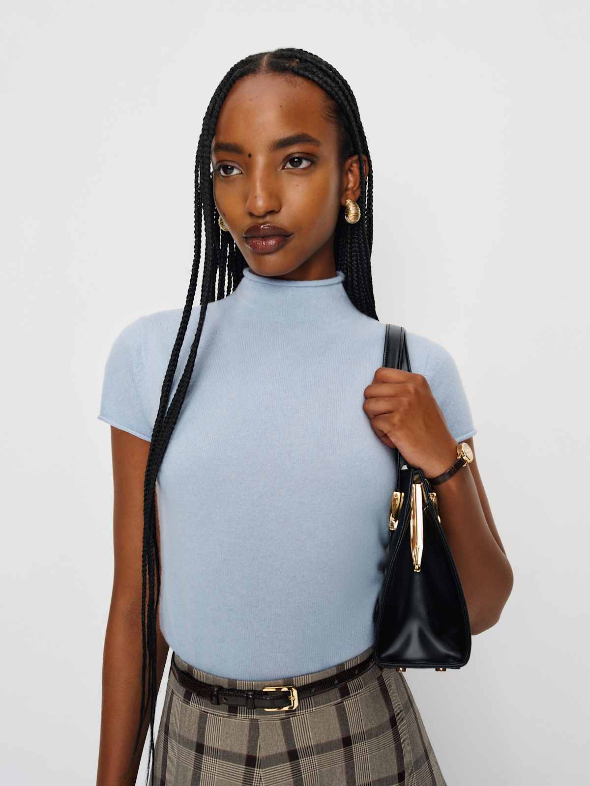 Harvest Thread Cashmere Mock Neck - thumbnail 3
