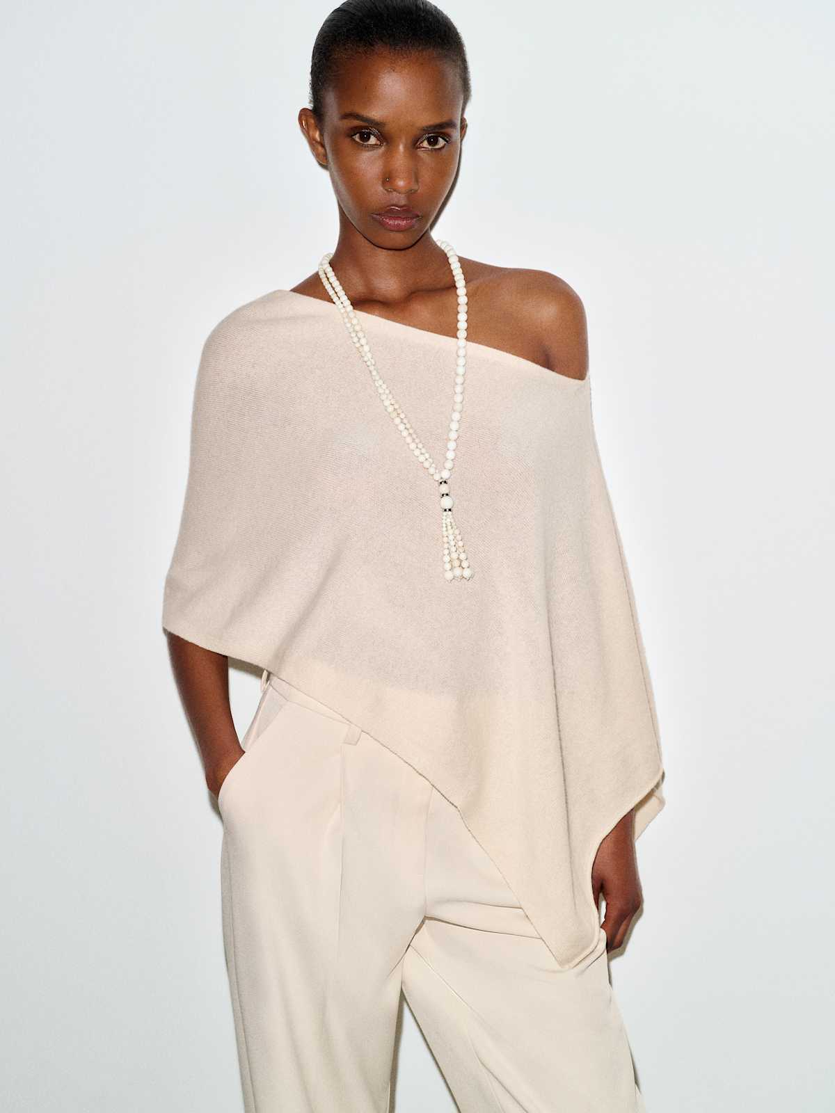 Alden Cashmere Poncho - thumbnail 3