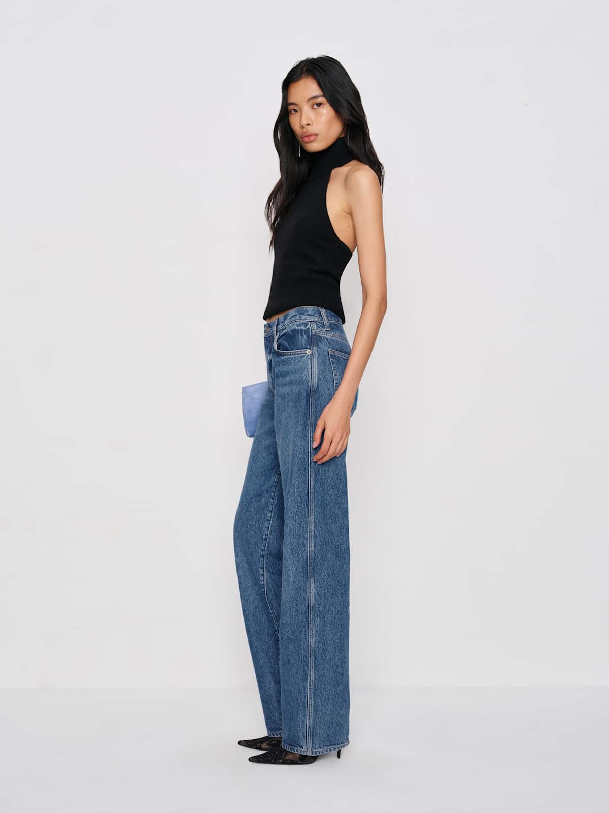 Val 90s Mid Rise Straight Long Jeans - thumbnail 9