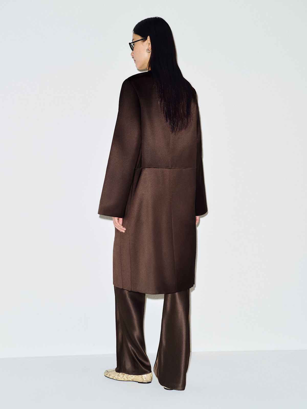 Stella Satin Coat - thumbnail 9